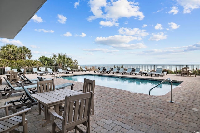 2001 S Ocean Blvd Unit 815, Myrtle Beach, SC 29577 - community pool featuring a patio