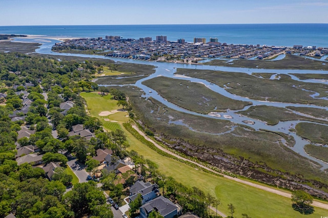 1551 Spinnaker Dr Unit 5312, North Myrtle Beach, SC 29582 - aerial view of a large body of water and a local golf course