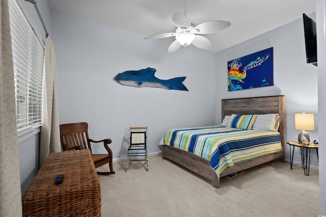 1551 Spinnaker Dr Unit 5312, North Myrtle Beach, SC 29582 - bedroom with carpet floors and ceiling fan