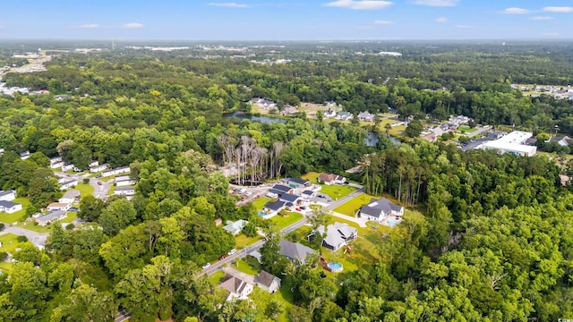 1051 Academy Dr, Conway, SC 29526 - aerial view of property's location featuring a heavily wooded area and nearby suburban area