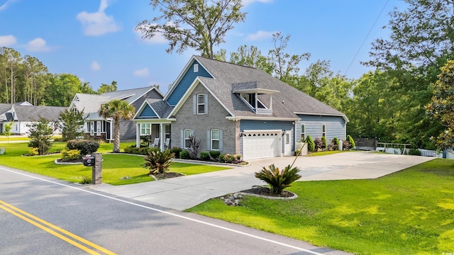 1051 Academy Dr, Conway, SC 29526 - view of front of property featuring a garage, driveway, and brick siding