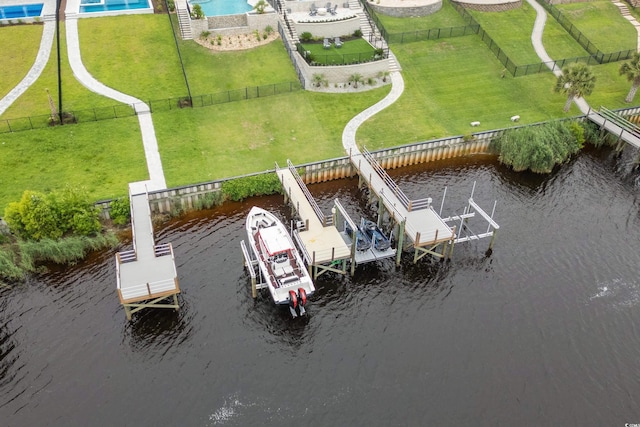 433 Saint Julian Ln, Myrtle Beach, SC 29579 - aerial view of a nearby body of water and a pool