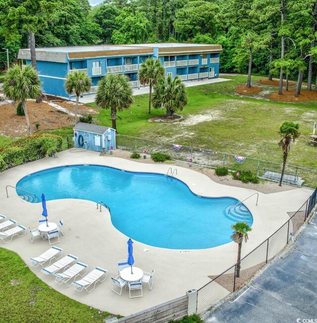 610 Putters Ln Unit H209, Little River, SC 29566 - community pool with a patio area