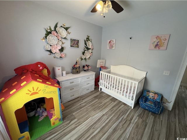 541 Irees Way, Longs, SC 29568 - bedroom featuring wood finished floors and ceiling fan