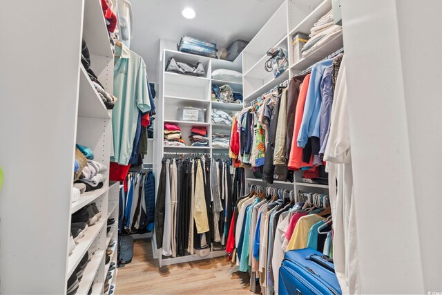 1501 Harbor Dr, North Myrtle Beach, SC 29582 - walk in closet featuring wood finished floors