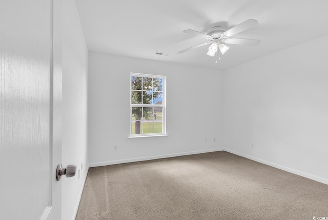 553 Fox Chase Dr, Conway, SC 29527 - carpeted empty room featuring baseboards and ceiling fan