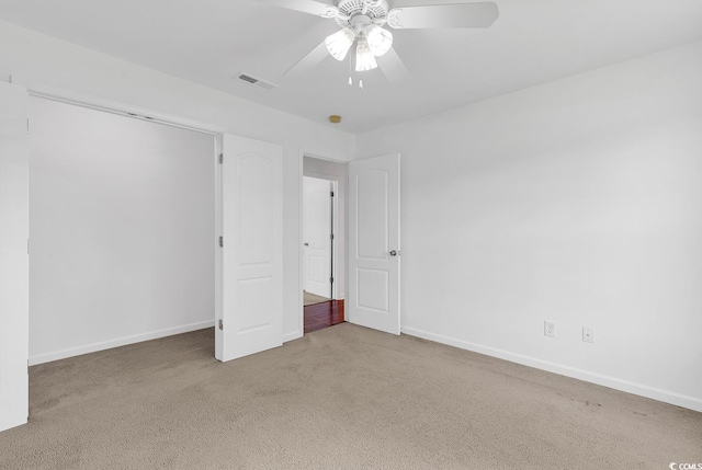 553 Fox Chase Dr, Conway, SC 29527 - unfurnished bedroom featuring carpet floors, baseboards, and ceiling fan