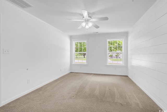 553 Fox Chase Dr, Conway, SC 29527 - empty room with carpet, ceiling fan, and baseboards