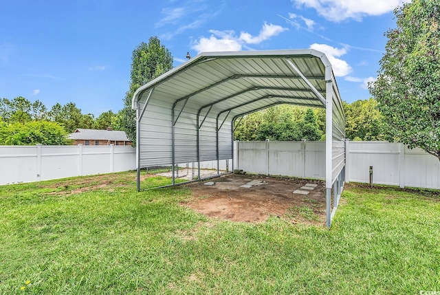 553 Fox Chase Dr, Conway, SC 29527 - view of vehicle parking featuring a detached carport