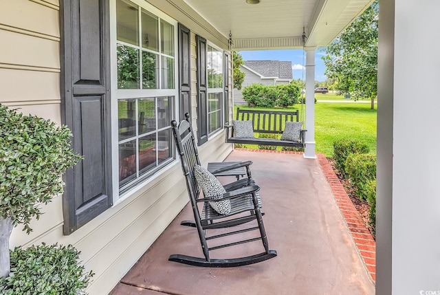 553 Fox Chase Dr, Conway, SC 29527 - porch with a lawn