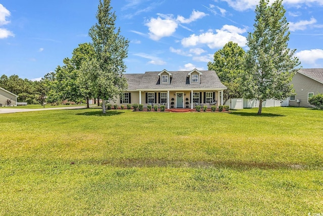 553 Fox Chase Dr, Conway, SC 29527 - cape cod house featuring a porch