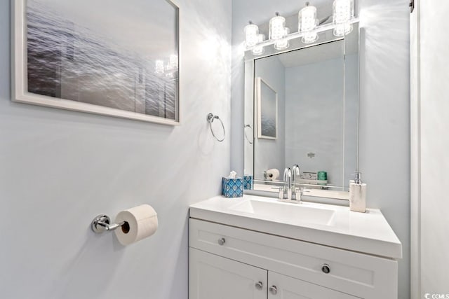 2710 S Ocean Blvd Unit 402, Myrtle Beach, SC 29577 - bathroom with vanity