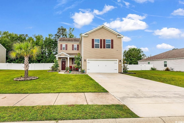 408 Carmello Cir, Conway, SC 29526 - view of front of house featuring an attached garage and concrete driveway