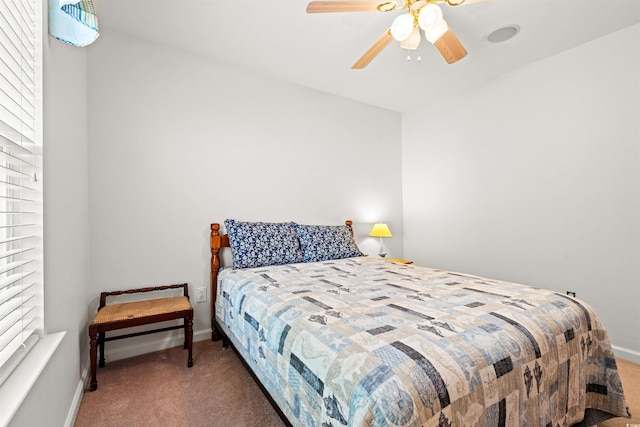 396 Mckendree Ln, Myrtle Beach, SC 29579 - bedroom with carpet, baseboards, and ceiling fan
