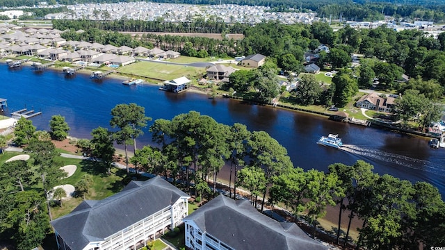698 Riverwalk Dr Unit 304, Myrtle Beach, SC 29579 - aerial perspective of suburban area featuring a nearby body of water