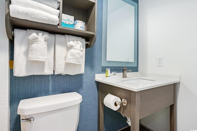 2401 S Ocean Blvd Unit 557, Myrtle Beach, SC 29577 - bathroom with toilet and vanity