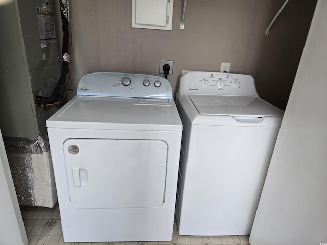 300-J Myrtle Greens Dr Unit J, Conway, SC 29526 - washroom with separate washer and dryer and heating unit