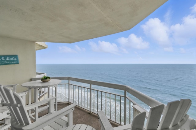 1012 N Waccamaw Dr Unit 1107, Murrells Inlet, SC 29576 - balcony with a water view