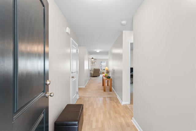 125 Foxford Dr, Conway, SC 29526 - corridor with light wood-type flooring and baseboards