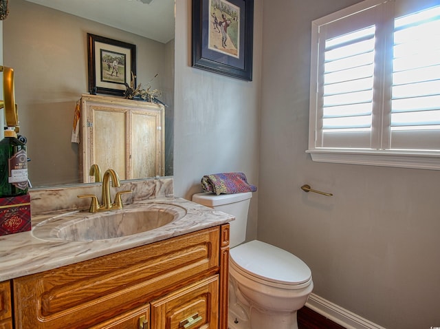 1635 Southwood Dr, Surfside Beach, SC 29575 - bathroom featuring toilet and vanity
