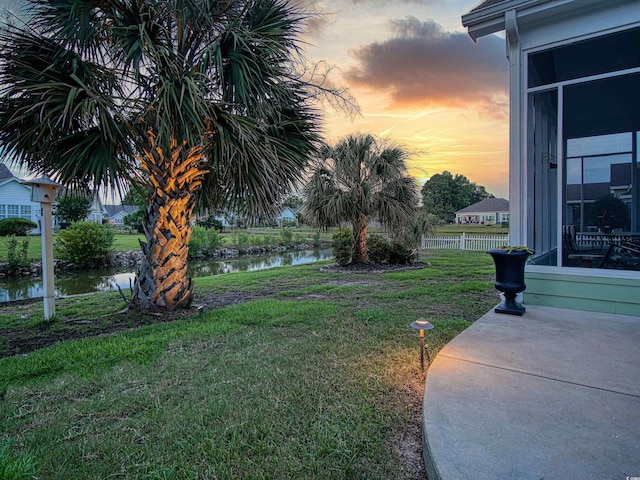 1635 Southwood Dr, Surfside Beach, SC 29575 - view of yard featuring a water view