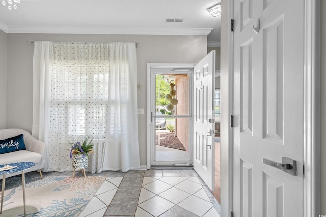 4648 Lightkeepers Way Unit 39A, Little River, SC 29566 - entrance foyer with ornamental molding and light tile patterned floors