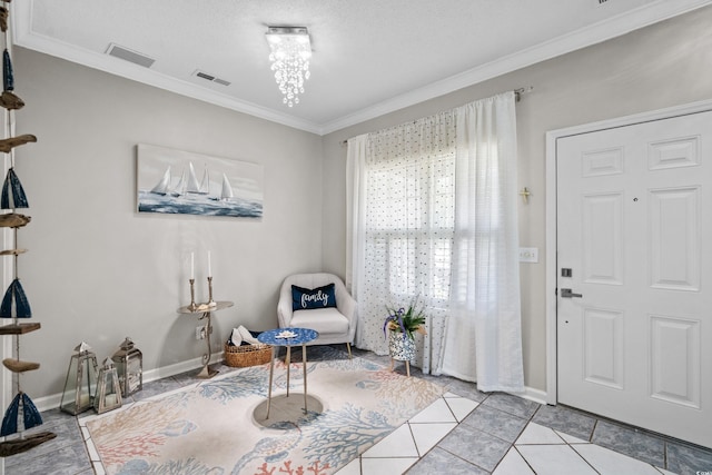 4648 Lightkeepers Way Unit 39A, Little River, SC 29566 - living area with ornamental molding and light tile patterned floors