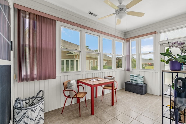 4648 Lightkeepers Way Unit 39A, Little River, SC 29566 - sunroom / solarium with ceiling fan