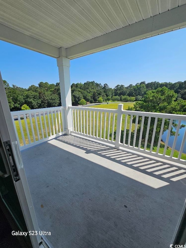 340 Kiskadee Loop, Conway, SC 29526 - balcony with view of wooded area