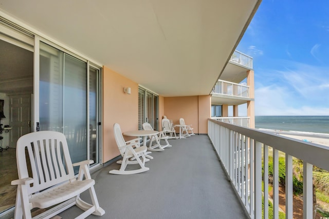 145 S Dunes Dr Unit 308, Pawleys Island, SC 29585 - balcony with view of water and beach