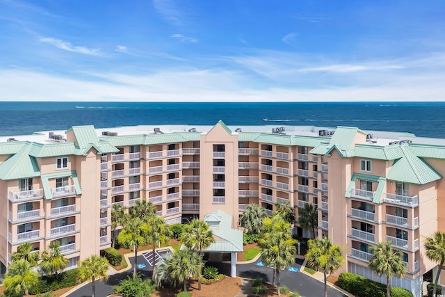 145 S Dunes Dr Unit 308, Pawleys Island, SC 29585 - view of apartment building / complex with a water view