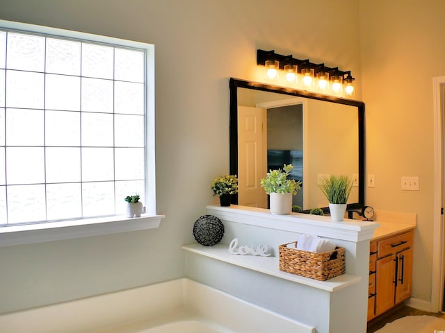 230 Vermillion Dr, Little River, SC 29566 - full bath featuring a garden tub and vanity