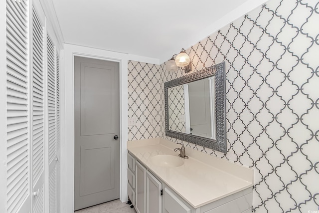 4309 Beverly Ct, North Myrtle Beach, SC 29582 - bathroom with a closet and vanity