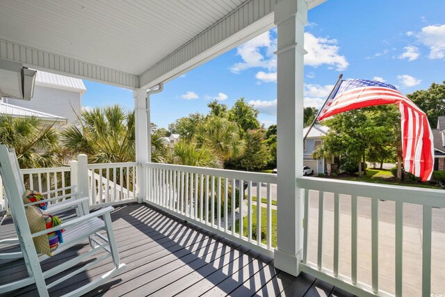 17 Trigger Fish Ln, Murrells Inlet, SC 29576 - view of wooden deck