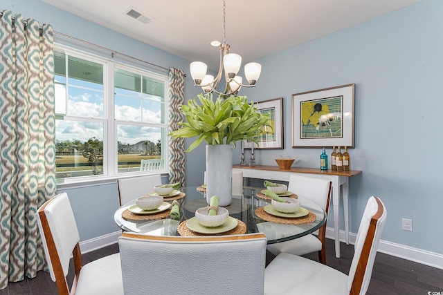 170 Bantry Ln, Conway, SC 29526 - dining room with a chandelier and wood finished floors
