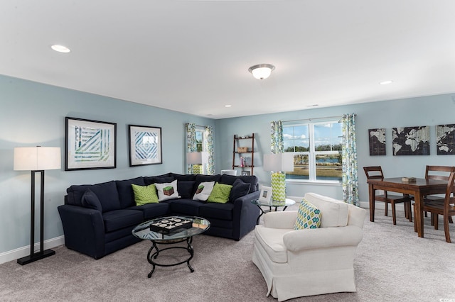 170 Bantry Ln, Conway, SC 29526 - carpeted living area with recessed lighting