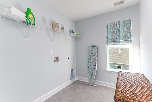 170 Bantry Ln, Conway, SC 29526 - washroom with electric dryer hookup, washer hookup, and light tile patterned flooring