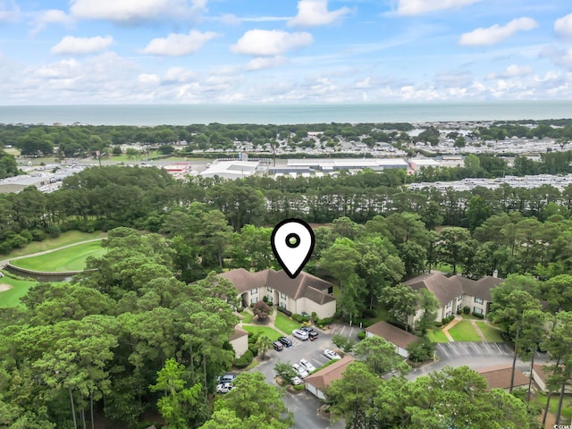 405 Pipers Ln Unit 405, Myrtle Beach, SC 29575 - aerial view of a large body of water and a tree filled landscape