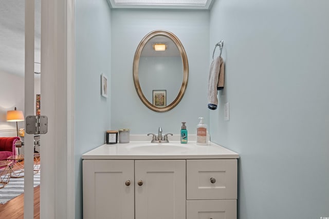 830 44th Ave N Unit T3, Myrtle Beach, SC 29577 - bathroom featuring vanity and wood finished floors