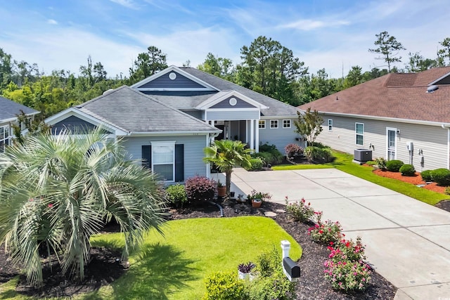 773 Wintercreeper Dr, Longs, SC 29568 - view of front of property with a front lawn and roof with shingles
