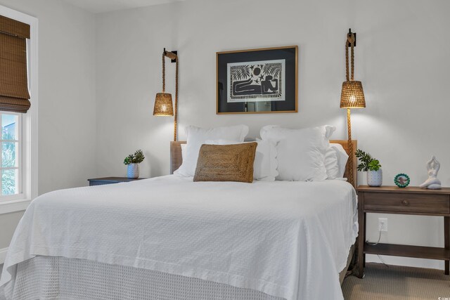 573 S Dunes Dr, Pawleys Island, SC 29585 - bedroom with carpet