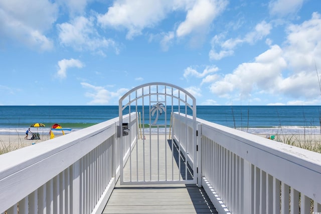 573 S Dunes Dr, Pawleys Island, SC 29585 - surrounding community with view of water and beach