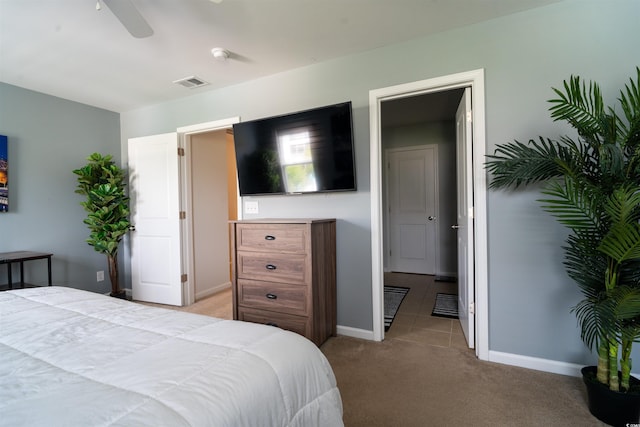 318 Castle Dr Unit 1443, Myrtle Beach, SC 29579 - bedroom with light colored carpet and baseboards