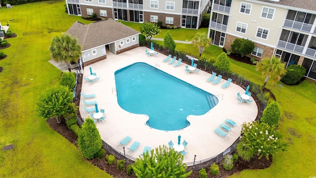 318 Castle Dr Unit 1443, Myrtle Beach, SC 29579 - community pool featuring a patio area
