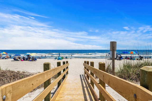 2006 S Ocean Blvd, North Myrtle Beach, SC 29582 - water view with nearby beach