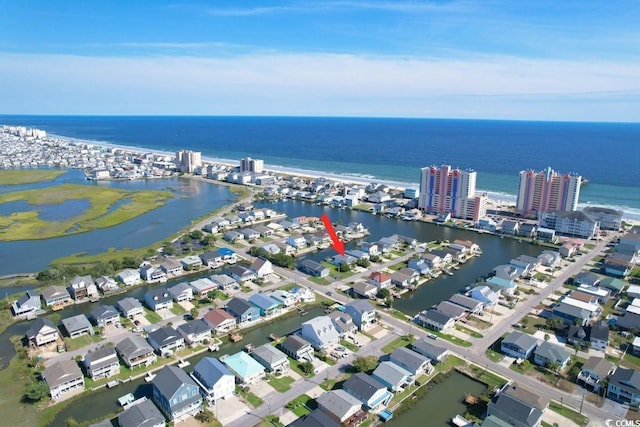312 35th Ave N, North Myrtle Beach, SC 29582 - aerial overview of property's location featuring a large body of water