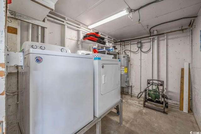 312 35th Ave N, North Myrtle Beach, SC 29582 - laundry area with electric water heater