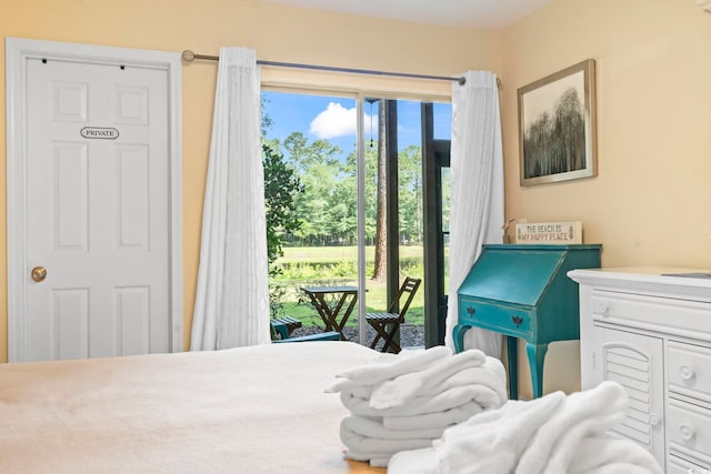 45 Pinehurst Ln Unit 2C, Pawleys Island, SC 29585 - bedroom with access to outside