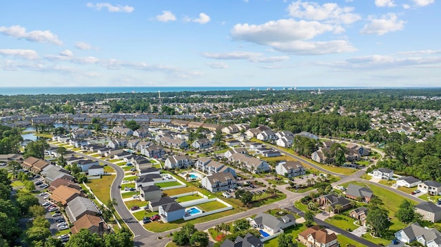 1890 Colony Dr Unit 17L, Surfside Beach, SC 29575 - aerial view of property's location featuring nearby suburban area and a large body of water