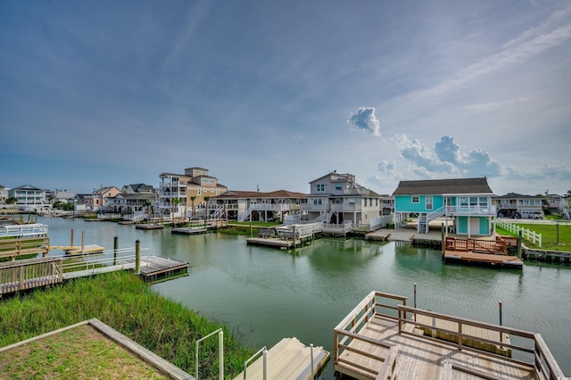321 53rd Ave N, North Myrtle Beach, SC 29582 - dock with a residential view and a water view